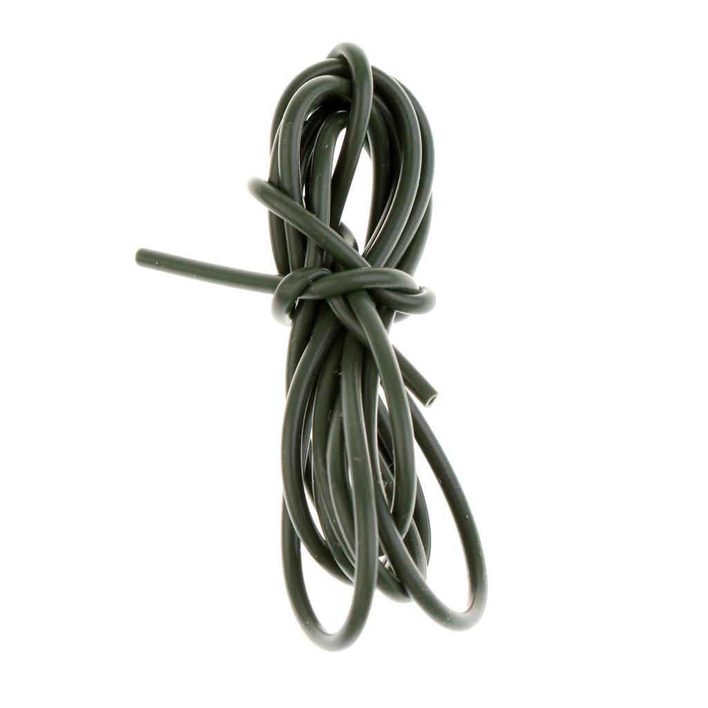 3Pcs Professional Silicone Rig Tubing 1.0mm Inner Diameter for Carp Fishing Hair Rigs Tube for outdoor Carp Fishing  3 Colors