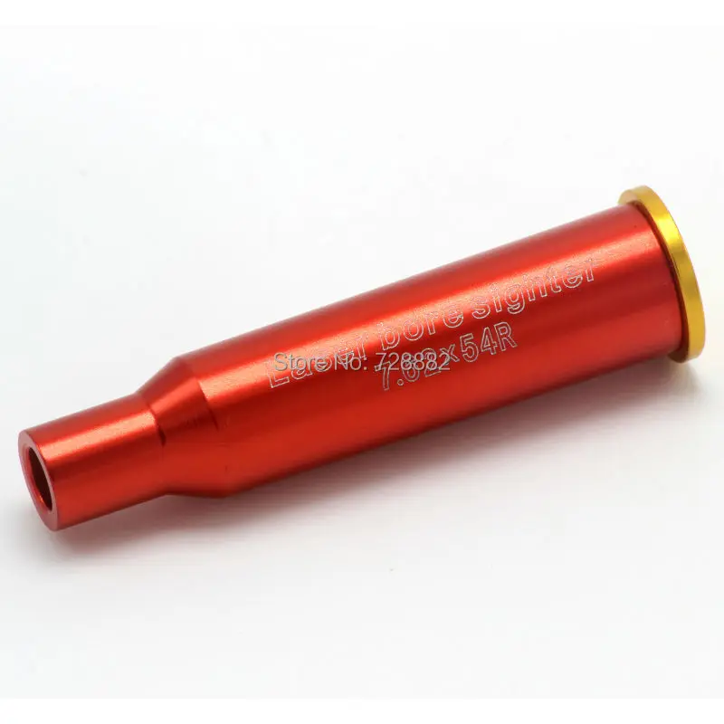 Картридж для охотничьей винтовки CAL 7.62X54R с красной точкой|laser sequins|laser printing on paperlaser