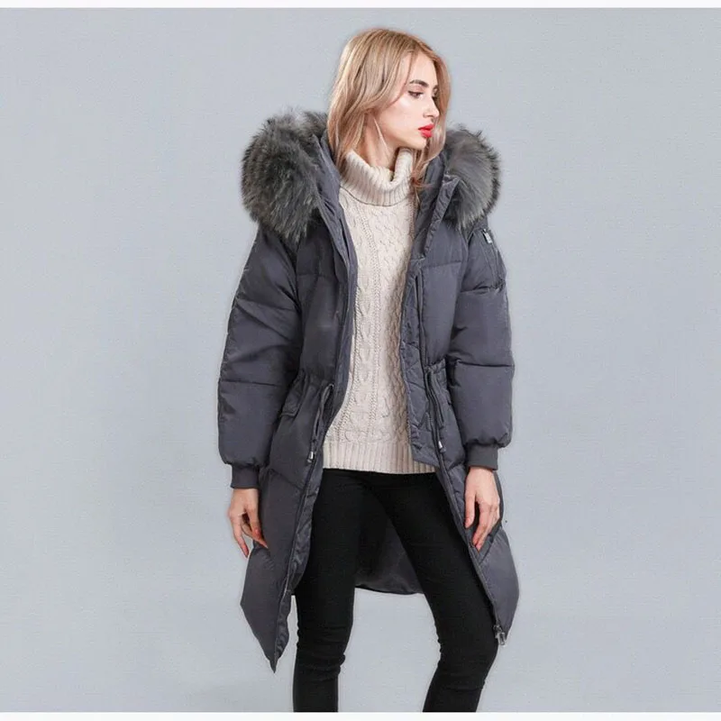 Winter Jacket Women New 2019 Fashion Coats Female Parka black Thick Cotton Padded Lining Ladies