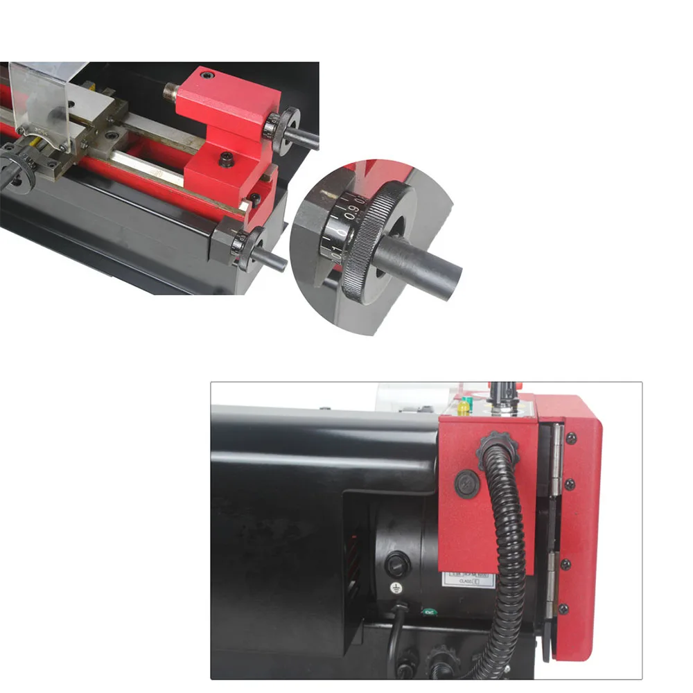 150 Вт Мини бытовой многофункциональный токарный станок для металла, дерева, обработки мелких деталей на заводе/школе/лаборатории/DIY studio