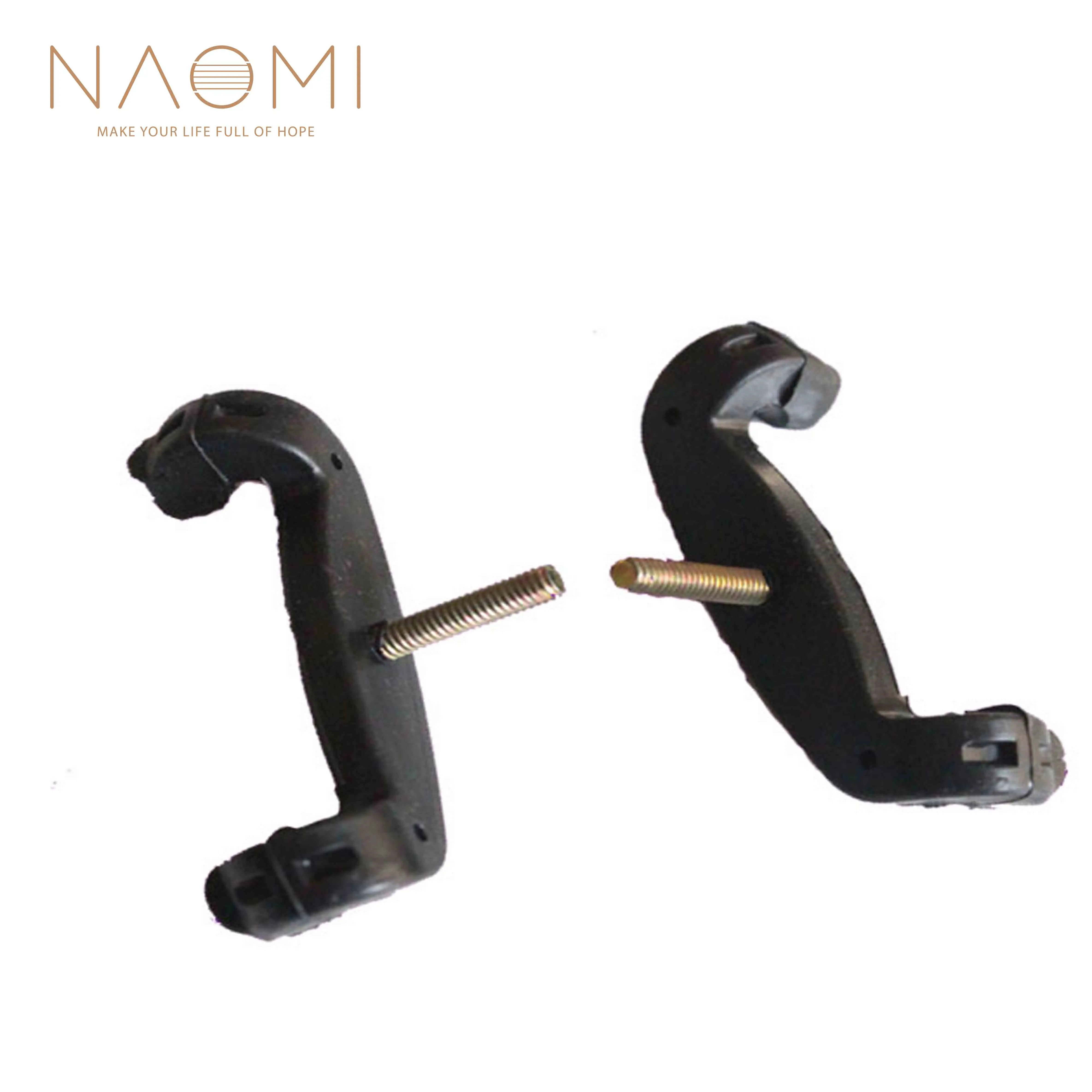 

NAOMI Violin Shoulder Rest Feet 2PCS Violin Viola Shoulder Rest Feet / Fork For FOM KUN & Wooden Rests-Black Violin Accessories