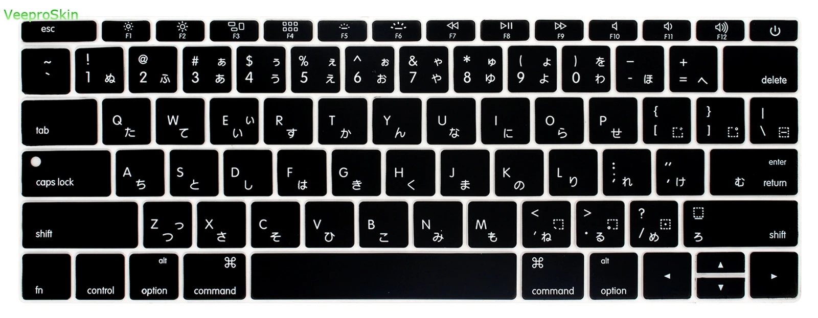 Японский силиконовый чехол для клавиатуры Macbook New Pro 13 дюймов A1708 (2016 дюйма без