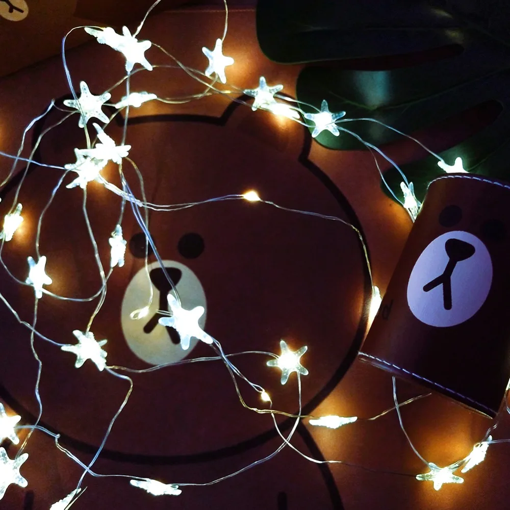 3m 30led Starfish Silver Wire Led String Fairy Lights 3aa Battery Led String Fairy Lights 3aa Battery