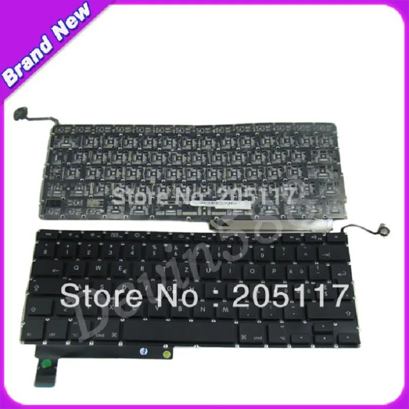 

15.4" Swiss Keyboard For Macbook Pro Unibody A1286 2009 2010 2011