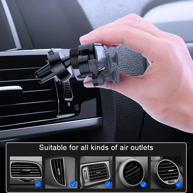 

Universal Car Phone Mount Auto Air Vent Grip Gravity Car Phone Holder LCC77