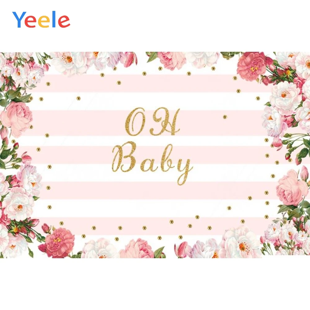 

Yeele Flower Pattern Baby Newborn Party Portrait Photography Backgrounds Customized Photographic Backdrops For Photo Studio