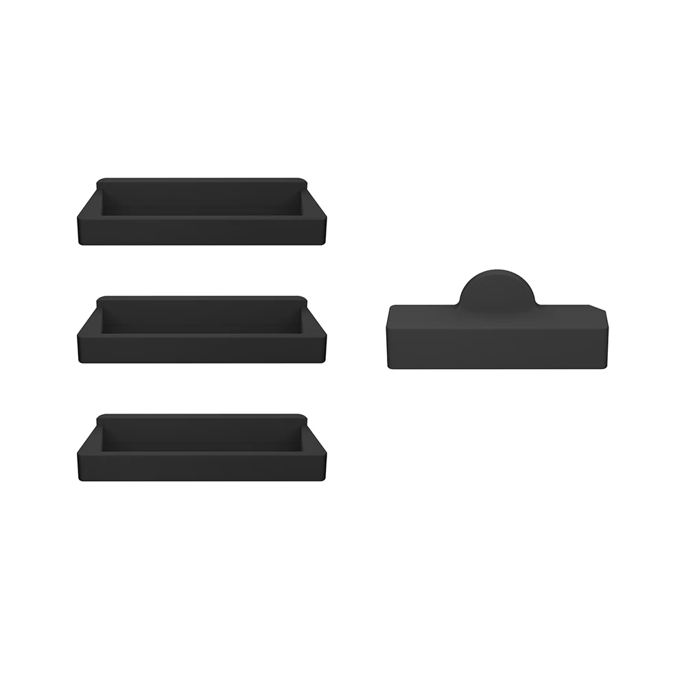 

Silicone Dust-proof Cover Body Protection Battery Terminal Charging Plug Protectors Prevent Short Circuit for DJI MAVIC 2 Black