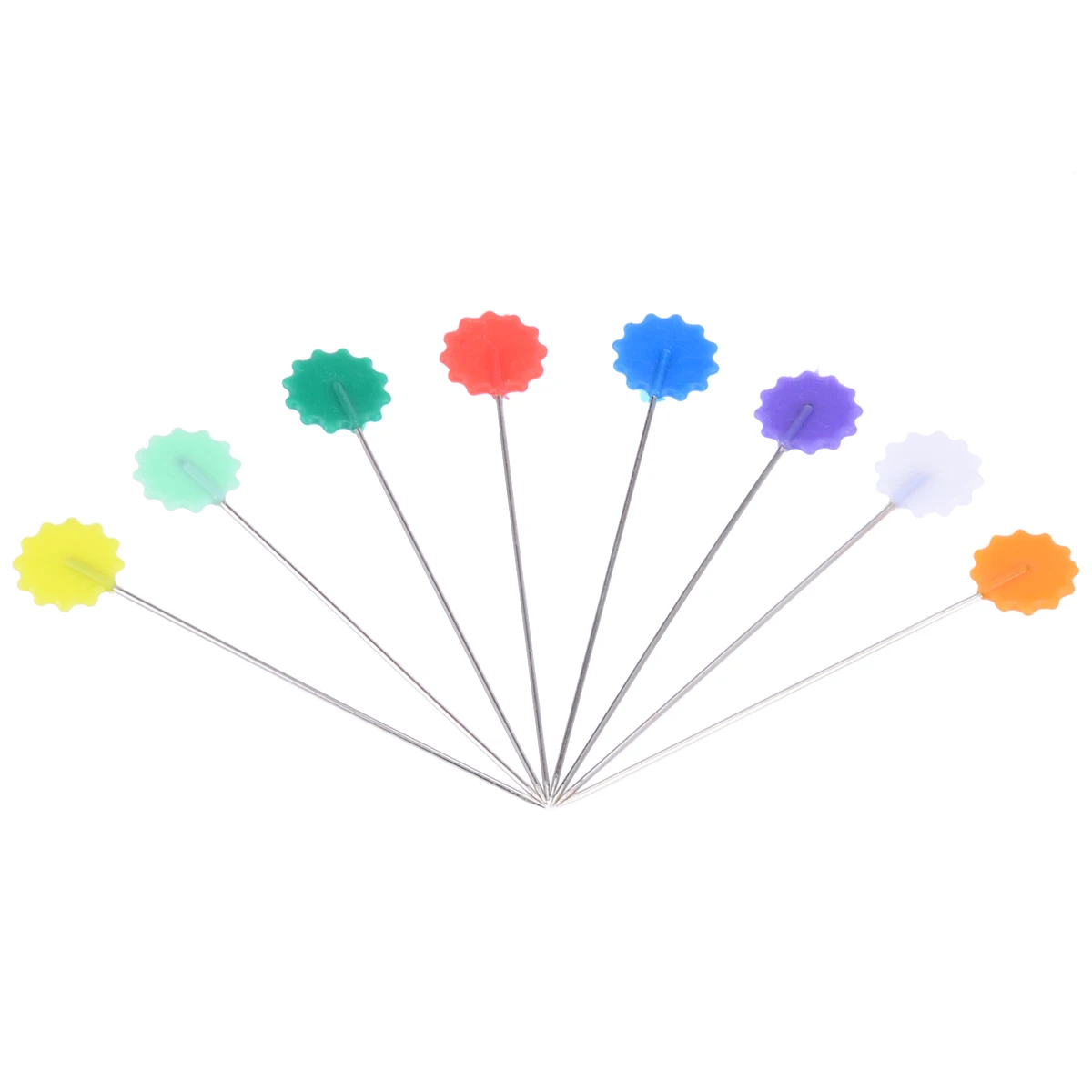 100Pcs Patchwork Positioning Pins Craft Flower Button Head Pins For DIY Handmade Quilting Tool Sewing Embroidery Accessories