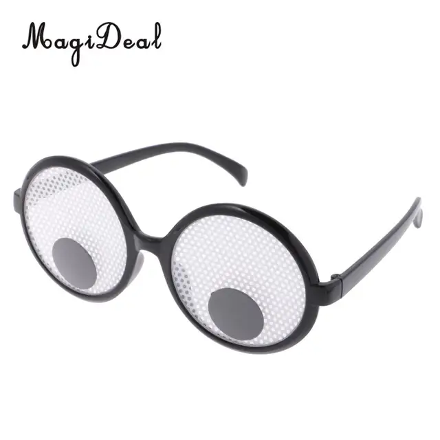 novelty googly eyes funny joke glasses fancy dress party novelty