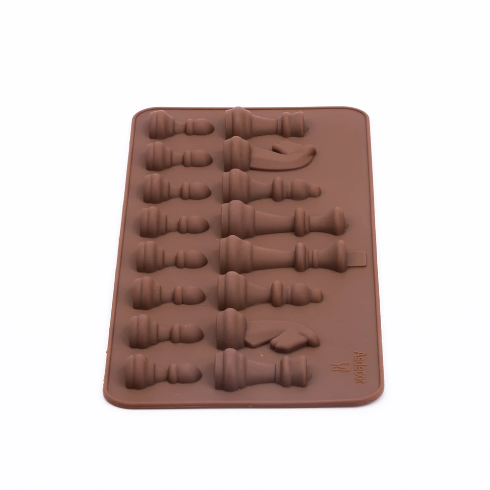 

1 Piece Silicone 3D Chess Cake DIIY Decorating Moulds Candy Cookies Chocolate Baking Mold Creative Cake Tools