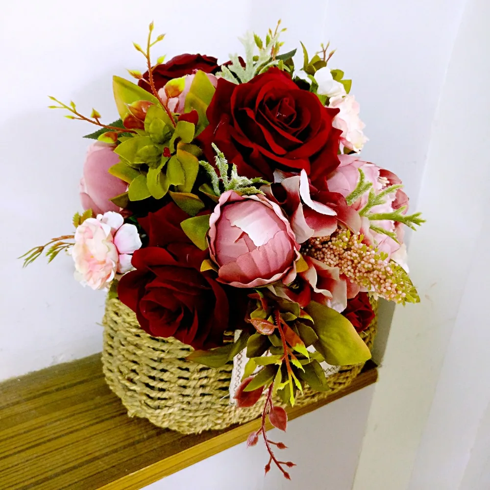 Momichel Achat Vente Chaude Nature Fleurs Bouquet Bourgogne