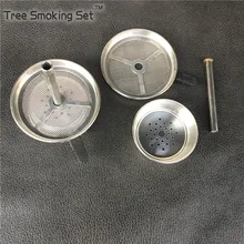 1 шт. металлический держатель угля для кальяна перфорированная черная резиновая ручка подошва углеродная перегородка аксессуары для кальяна металлическая чаша