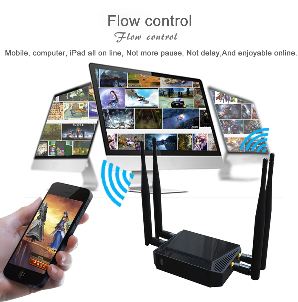 Wi-fi com Slot para Cartão Sim e Usb Cioswi Alta Potência Openwrt Roteador 3g 4g Modem 300mbps Wifi Repetidor 2.4ghz 9 Cheap Roteadores sem fio