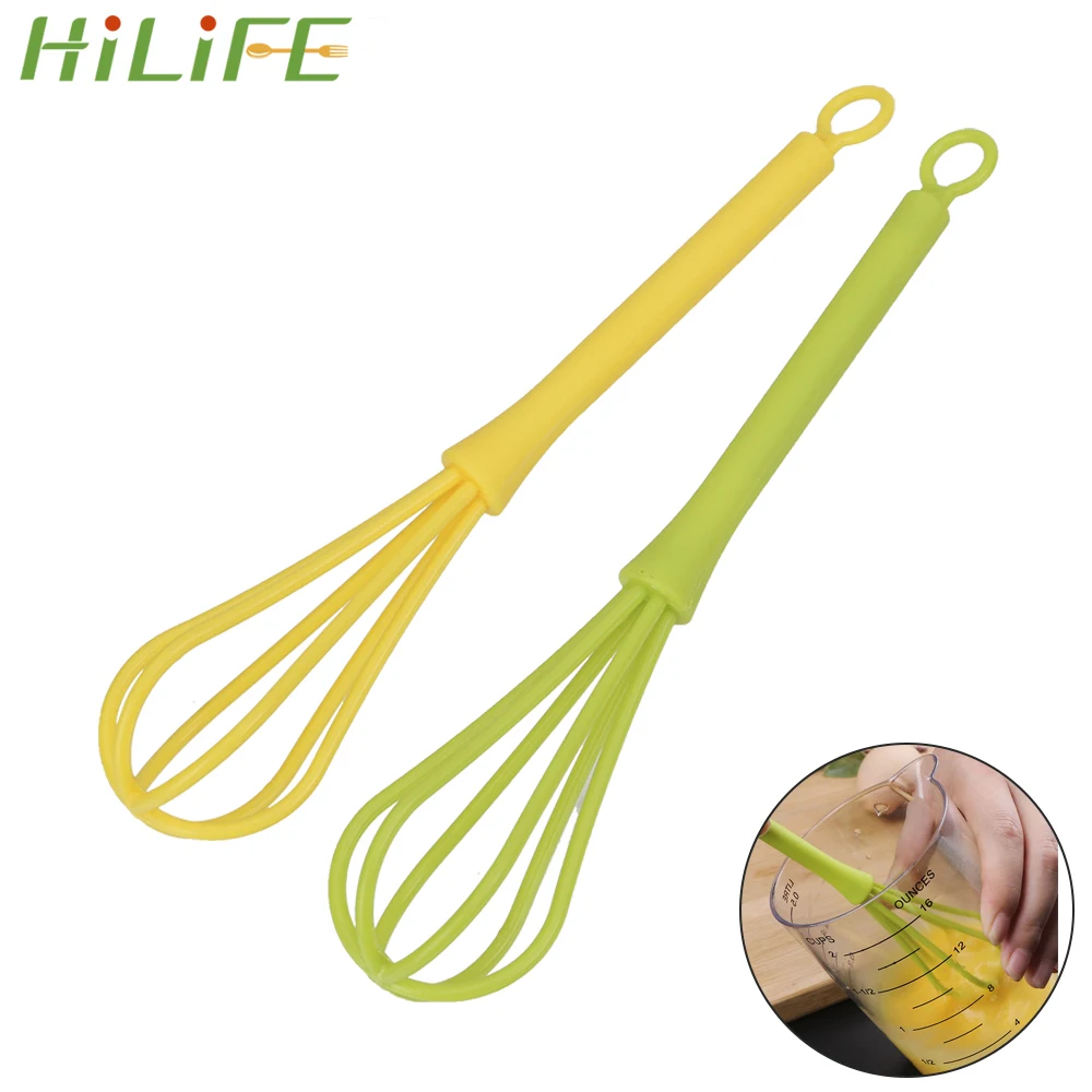 

HILIFE Cooking Tool Multifunction Kitchen Accessories Egg Beater Hand Whisk Mixer for Eggs Plastic Cream Baking Flour Stirrer