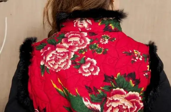 2XL-5XL Горячая весна женский модный хлопок и лен вышитый воротник Кнопка Ma3 Jia3 китайский стиль куртка