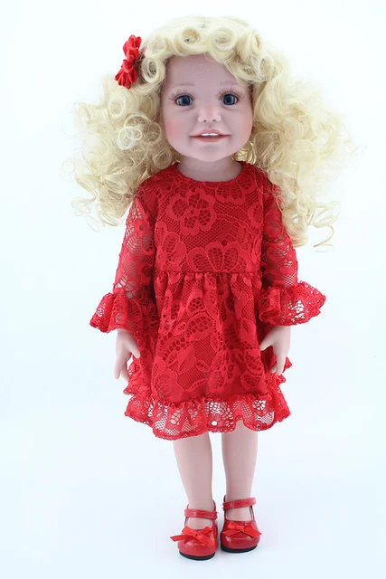 Pretty American 18 inch Baby Doll Kids Toys Gift Long