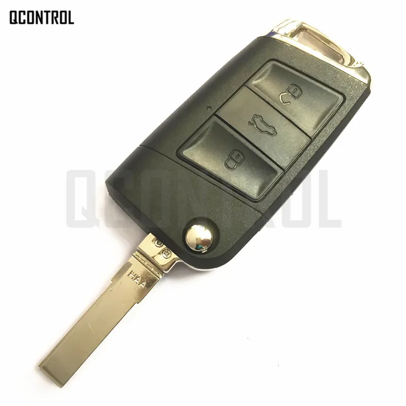 Обновленный Автомобильный Дистанционный ключ QCONTROL 1K0959753 / 1K0 959 753 434 МГц для