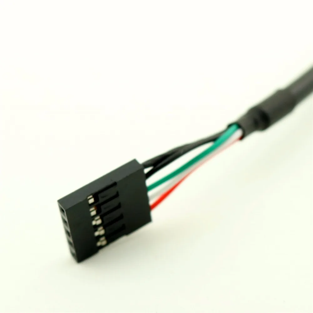 1 шт. 50 см USB 2 0 Тип B штекер Dupont 5 контактный Женский адаптер материнской платы