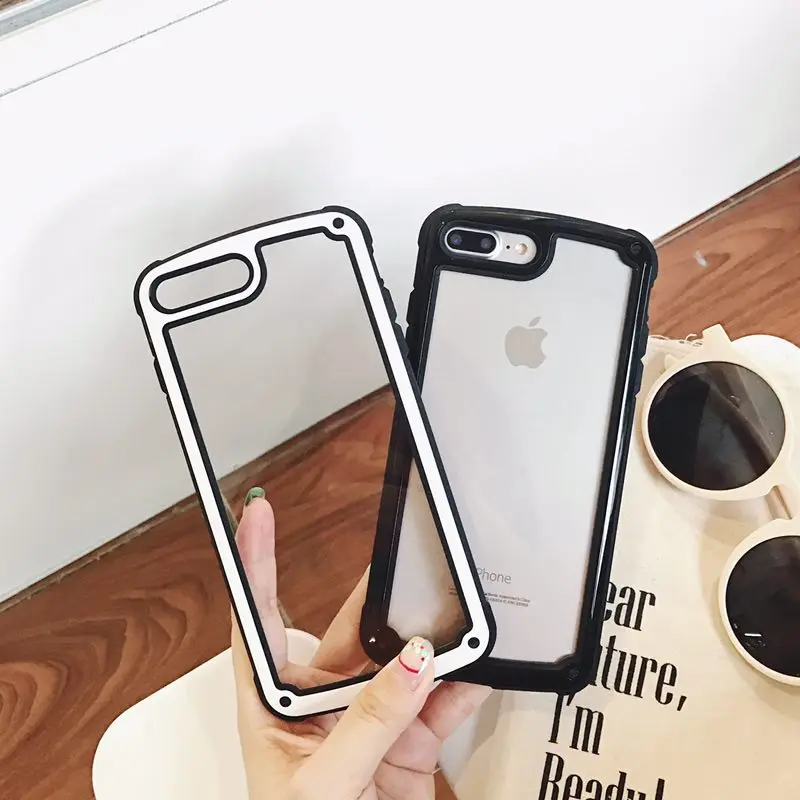 Для iPhone X SX XR 6 7 8 plus чехол с защитой от гравитационного удара усиленная защита
