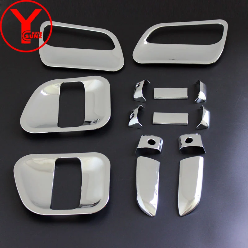 YCSUNZ chrome body kits For toyota hiace van 2012 2013 2014 2015 accessories ABS car parts light do