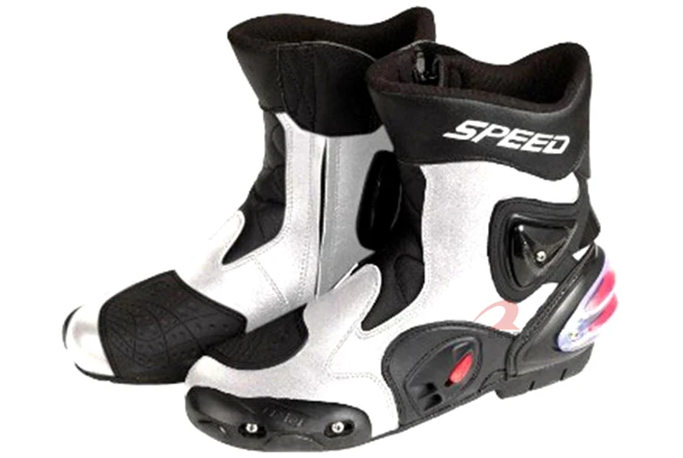 Pro-байкерские ботинки для скоростной езды на мотоцикле, ботинки средней длины, обувь для пересеченной местности