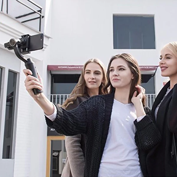 3Axis Handheld Gimbal Stabilizer with Power Bank Free APP for Face Recognition Object Tracking Delay Shooting Intelligent Beauty_3