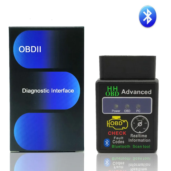 C02 Мини Bluetooth ELM327 co3 Bluetooth OBD2 V2.1 2II автомобильный тестер Android пара Voiture сканер штрих-кода с 12В 5 Вт