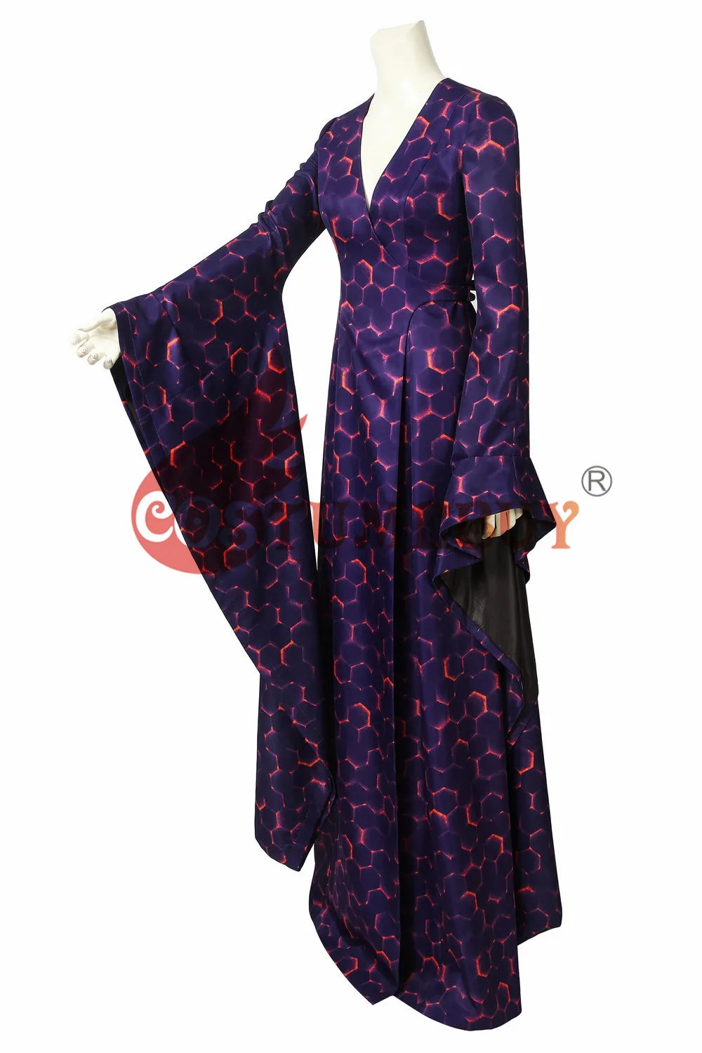 CostumeBuy Игра престолов мелисандрэ Косплей Костюм Платье на Хэллоуин красная женщина жрица Песнь Льда и Огня индивидуальный заказ