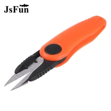 Портативные складные рыболовные ножницы из нержавеющей стали рыболовные лески резак клипер Многоцелевой Рыболовные снасти инструмент случайный цвет PJ85