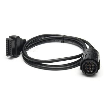 

for BMW Diagnostic Cable Black Motorcycle Motorbike 153cm 1x OBDII 10 Pin Latest Practical