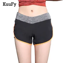 Спортивные Бег анти-свет пота влаги быстросохнущие дышащие с подкладкой Йога Шорты