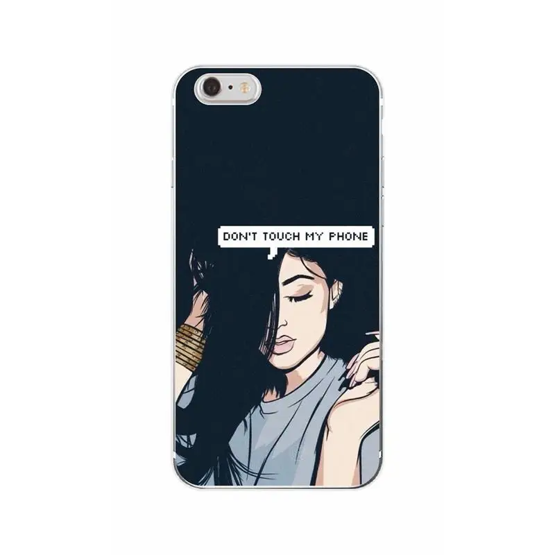 Fashion Girl Soft TPU FOR iPhone 5 5S SE 6 6S 7 8 Plus Case Cover FOR Funda iPhone 6 Case FOR Coque iPhone 5S Case FOR iPhone 7