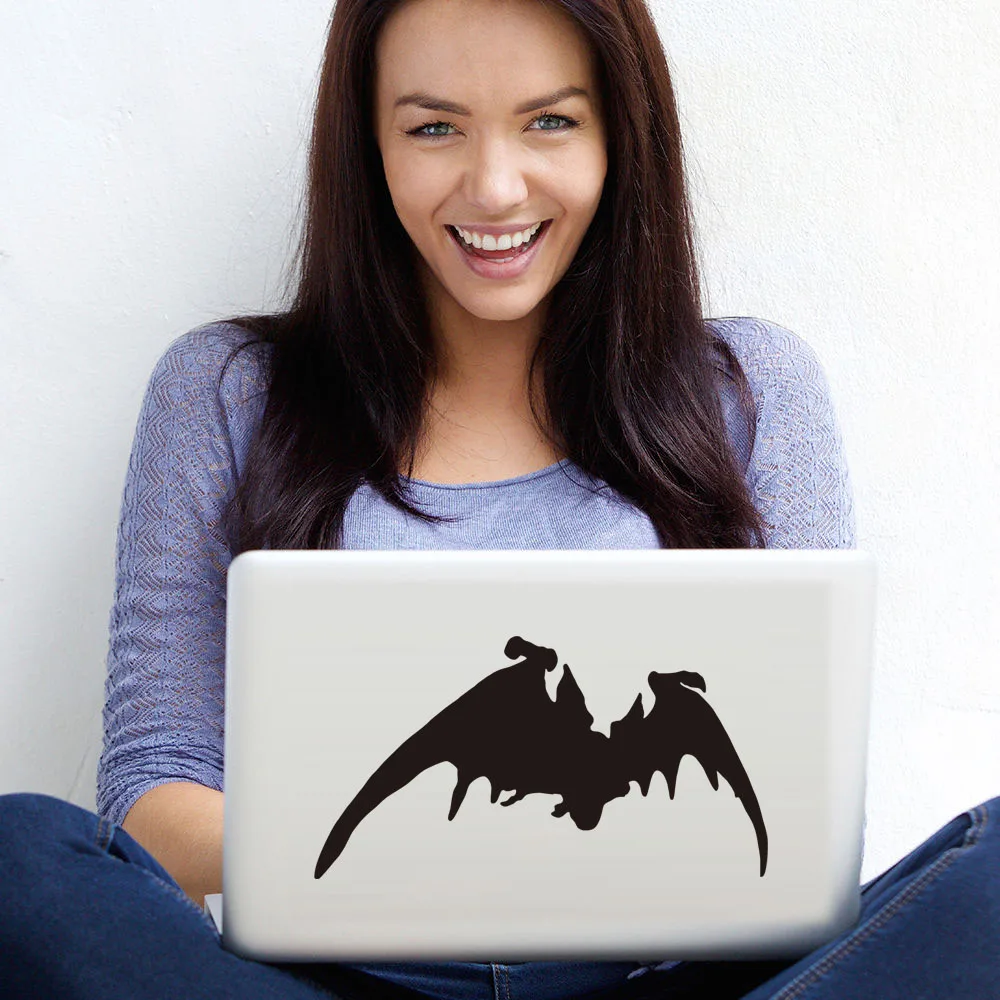 A Flying Bat Cool Design Computer Sticker Removable Vinyl Adhesive Wall