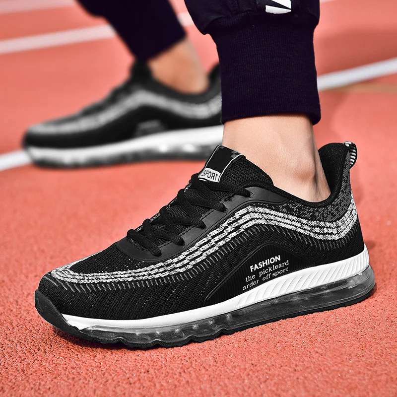 

UPUPER Sneakers Man Casual Shoes Lightweight Breathable Walking Sneakers Lac-up Mesh Men Shoes Tenis Masculino Zapatillas Hombre