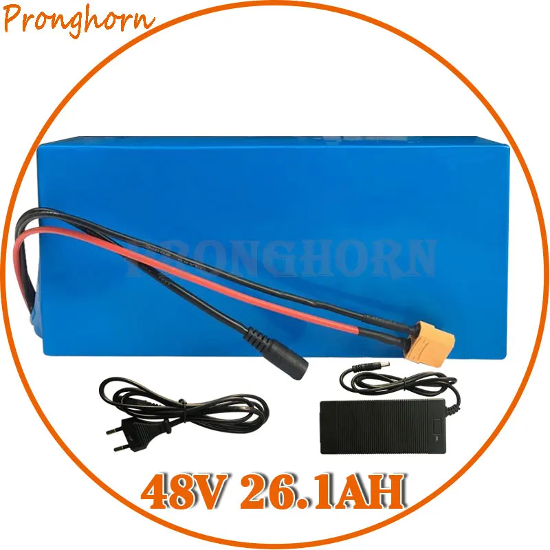 Высокая Мощность 2000W 48V 26AH Электрический велосипед Батарея 48V 26AH скутер Батарея Применение для цифрового фотоаппарата Panasonic/samsung сотовый 50A BMS 54,6 V Зарядное устройство