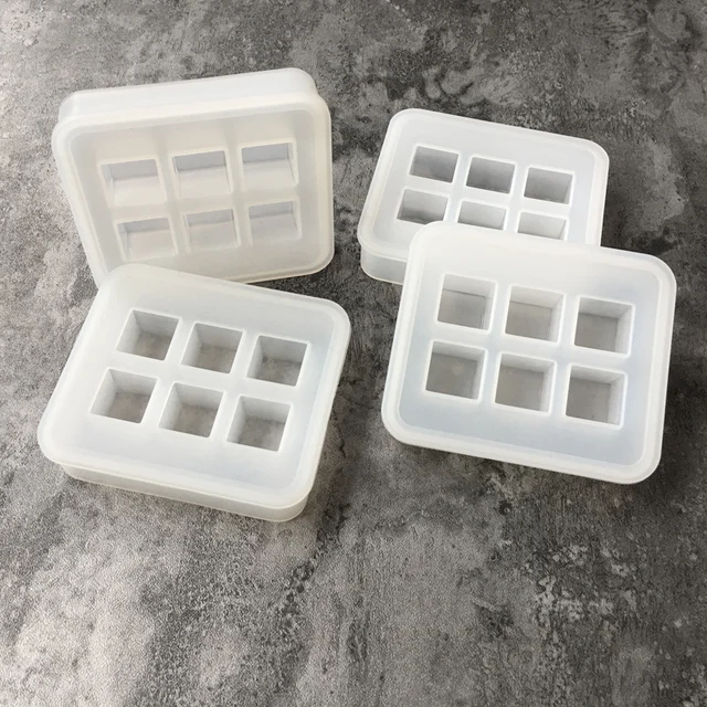 Szilikon Penész 16 Mm -Es Kocka Golyó Gyöngyök 6 Rekesz Gyanta Kézzel Készített Barkács Kézműves Ékszerek, Amelyek Epoxi Formák Készítik - Image 5