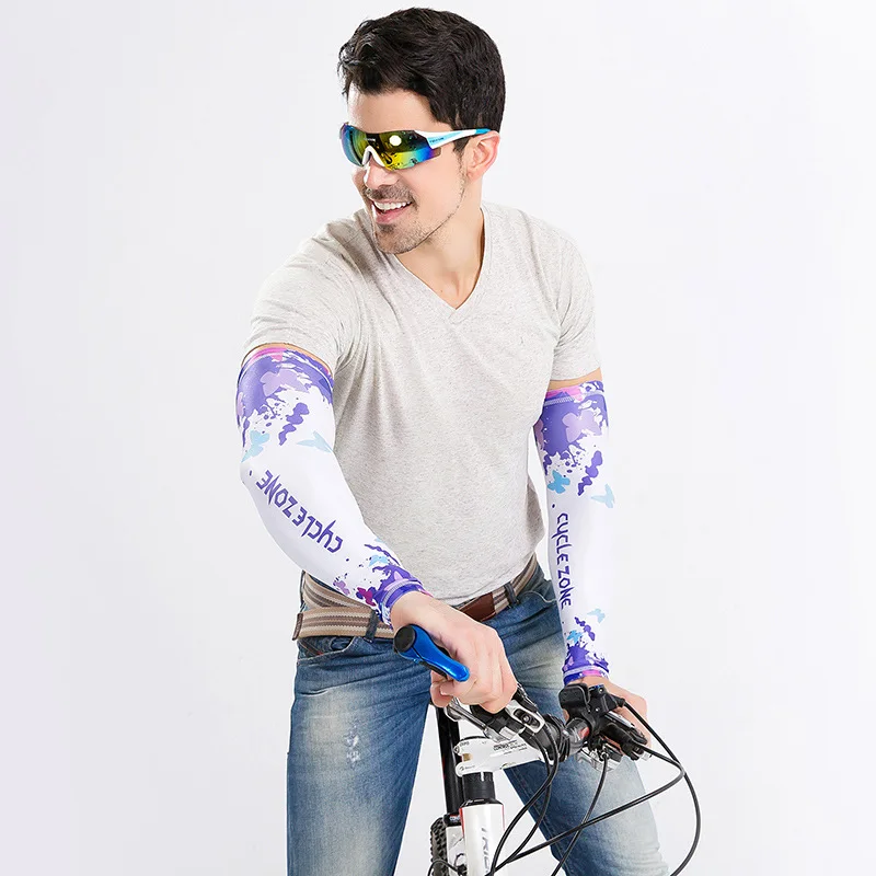 Cycling Arm Sleeves Summer Men and Women UV Protection Breathable Bike
