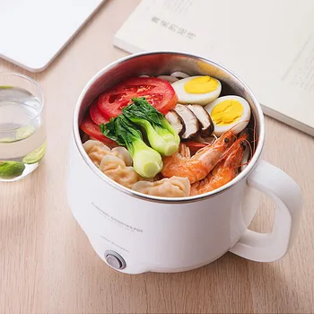 1.2L  Multifunctions Electric Skillet 600W Household Mini Multi Cookers  220V Electric Cooker mini Cooking Pot 3