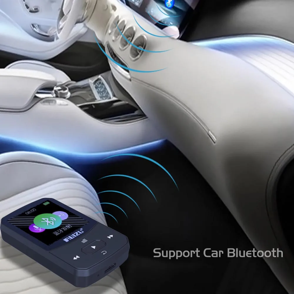 Новинка оригинальный MP3 плеер RUIZU X51 с поддержкой Bluetooth спортивный записью fm радио