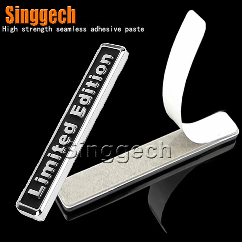 

3D Metal Chrome Limited Edition Car-Styling For AUDI Q3 A4L A6L Q5 R8 Q7 Brand Car Sticker Badge Decal car Accessories