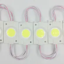100 шт./лот COB Светодиодный модуль ввода DC12V 2,4 W водонепроницаемый рекламный свет Светодиодный Знак