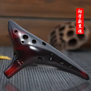 

12 orbits ancient Chinese C tune to learn flute ocarina twelve holes AC pot Great ancient Western Charm Tone Play Ocarina