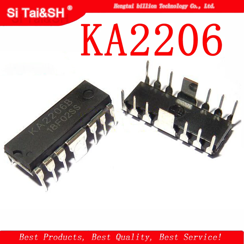 10PCS KA2206 DIP12 KA2206B DIP new and original IC