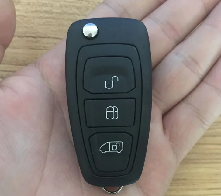 

before 2016 for Ford Transit, Tourneo Custom fob flip remote key control 433mhz with 4D63 chip