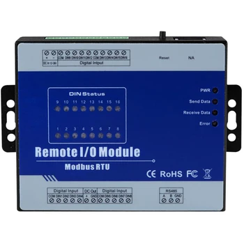 

M410 Modbus Remote IO Module High Precision Data Acquisition Module 16DIN High Speed Pulse Counter