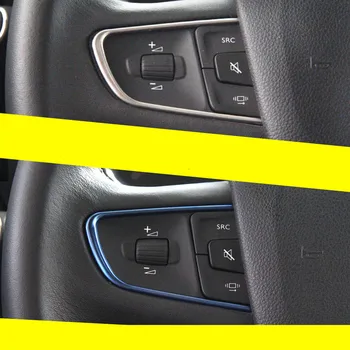 

Stainless Steel Steering Wheel Button Decorated Frame For Citroen C4 C3-XR / Peugeot 408 508 Z2EA1030