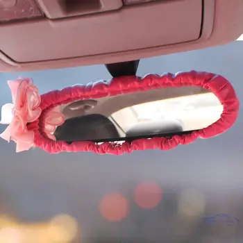 

Ladycrystal Pink Series Auto Interior Decoration Accessories Shoulder Cover Gear Shift Collar Handbrake Grip Storage Bag