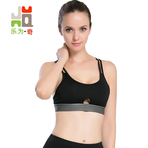 Brassiere Sport Triangle Push Up Sports Bra Top Fitness Racerback Bras Women Gym Sport Top