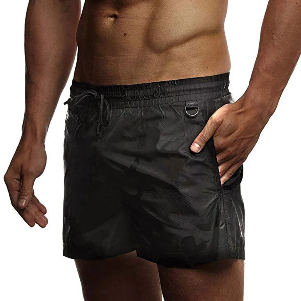Новые мужские шорты спортивные камуфляжные беговые эластичные тренировочные дышащие пляжные шорты штаны брюки