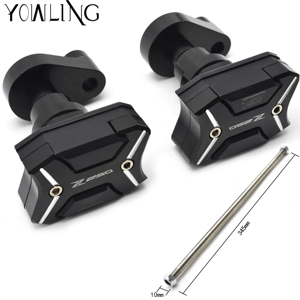

New CNC Aluminium Motorcycle Frame Slider Fairing Guard Crash Pad Protector For Kawasaki Z250 2011 2012 2013 2014 2015
